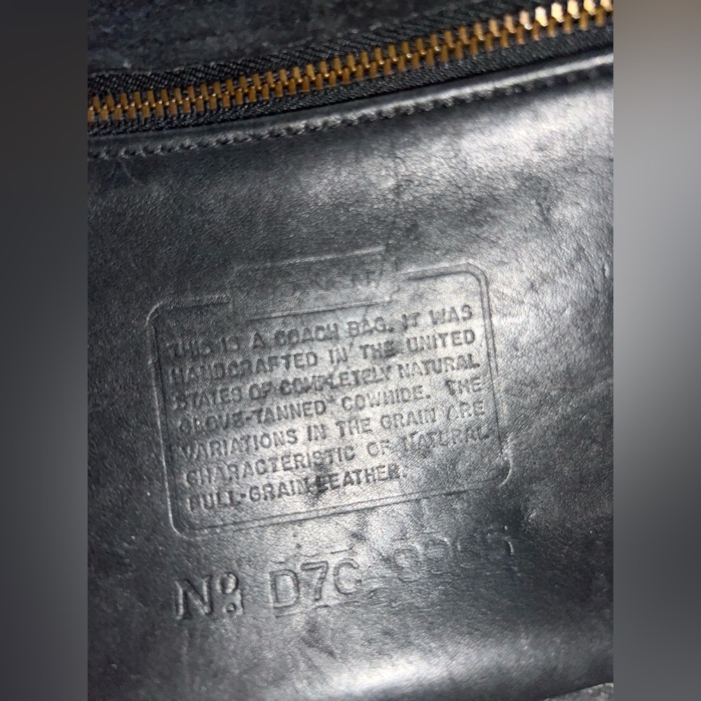 Vintage Coach 9965 Black Legacy Small Flap Bag - Picture 14 of 15